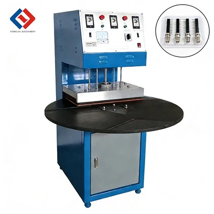 Machine de cachetage de boursouflure de table rotatoire à haute fréquence