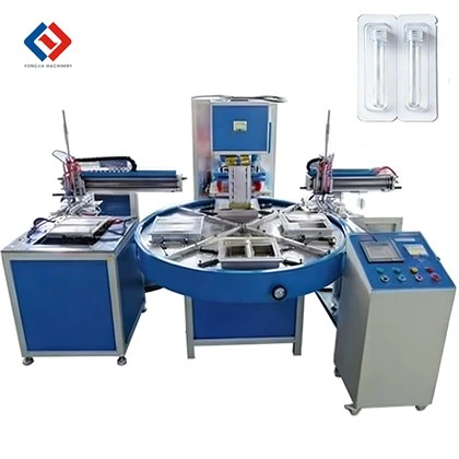 Machine de conditionnement sous blister pour tubes à essai